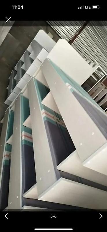 bunk bed: Односпальная кровать, Новый, С мягкой обивкой, длина - 190 см — 7