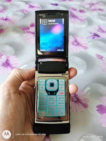 nokia telefonları: Nokia N76, rəng - Qara