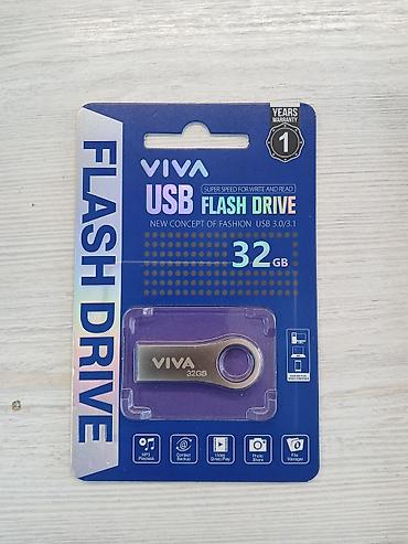 kontakt komputer: VIVA USB Flash Drive – 32 GB - USB 3.0/3.1 interfeysi ilə yüksək — 1