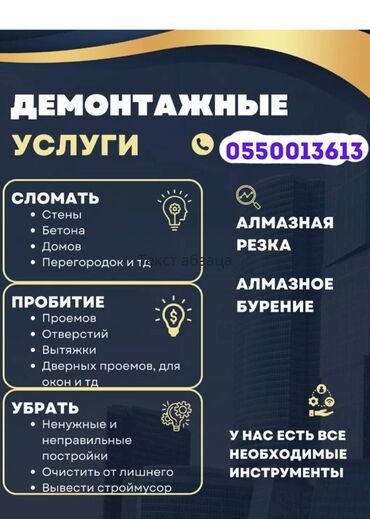 для чистки дымохода купить: Демонтажные услуги - Слом: стены, бетон, дома, перегородки и т. д. -