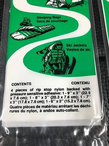 torbe b: Coghlan’s Nylon Repair Tape – samolepljive zakrpe za najlon Opis: - — 3