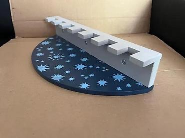 ikea ormari za sobu: Zidna vešalica/organizator za dečiju sobu – motiv zvezdanog neba - — 2