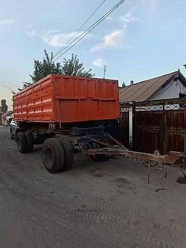 Прицепы и полуприцепы: Самосвал с прицепом-зерновозом Описание: - Тягач КАМАЗ оранжевого — 16
