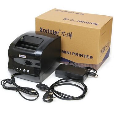 Торговое оборудование: Термопринтер для этикеток Xprinter 365b USB. Подходит для печати