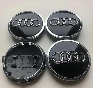 spaneri za teret: Cepovi za felne Audi 61mm sivi i crni. Cepovi za felne Audi. ✨ Precnik — 6