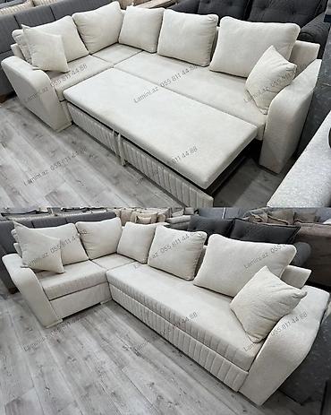 Мебель: Künc Divan Xüsusiyyətlər: - Ölçü: 300 × 200 sm - Rahat L‑şəkilli — 1