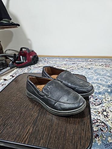 кожаные стельки: Детская обувь набором (3 пары): 1) Черные кожаные полуботинки - Верх — 2