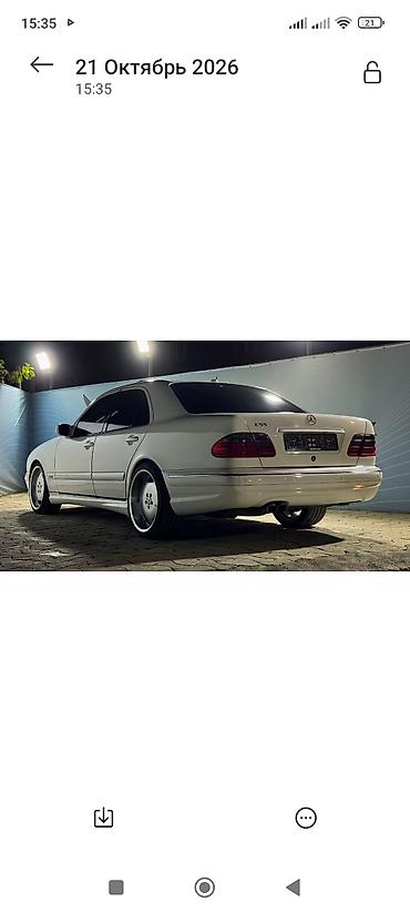 bis vip: Mercedes-Benz E-Class: 2001 г., 5.5 л, Автомат, Бензин, Седан — 2