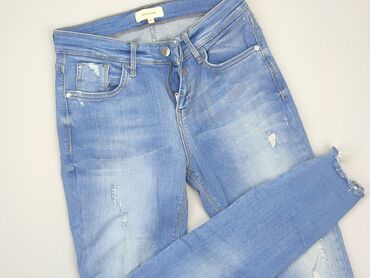 jeans boyfriend damskie: River Island, M, стан - Хороший