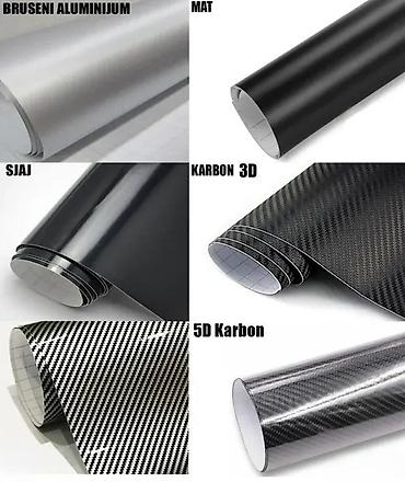 kostic auto vrbas: Folija bruseni aluminijum - crna 152cm. Folija za automobile kao i sve — 6