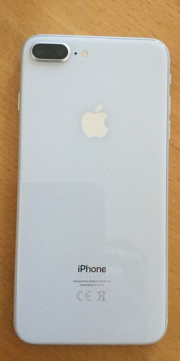 купить монитор для пк бу: IPhone 8 Plus, Колдонулган, 128 ГБ, Ак, Заряддоочу түзүлүш, Коргоочу айнек, Кабель, 100 %