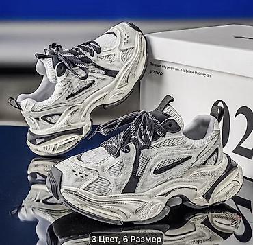 sneakers: Мужские кроссовки, 38, 38.5, Balenciaga, Новый, цвет - Серый — 1