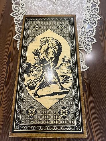 Nərdlər: Taxta nərd–şahmat–damalıq dəsti - Material: keyfiyyətli laklı ağac — 1