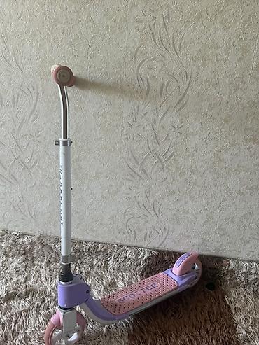 scoot: Детский двухколёсный самокат Scooter. - Цвет: розово‑лиловый с белыми — 2