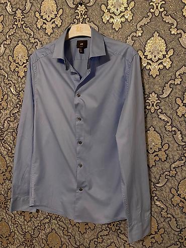 Kişi geyimləri: Köynək, H&M, rəng - Mavi — 1
