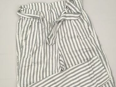 legginsy damskie marszczone: Material trousers for women, CKH Clockhouse, size XS (EU 34)