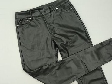 spódnice z eko skóry reserved: Material trousers for women, size M