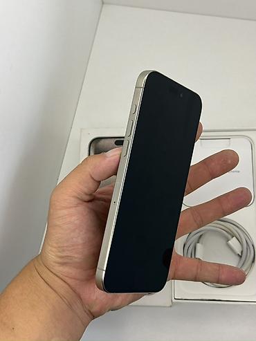 самсунг 24 с: IPhone 15 Pro Max, Б/у, 256 ГБ, Natural Titanium, Кабель, Коробка, 86 % — 5