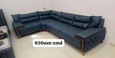 sultan divan: - Məhsul: L‑şəkilli künc divan - Rəng: Tünd mavi - Üslub: Müasir — 1