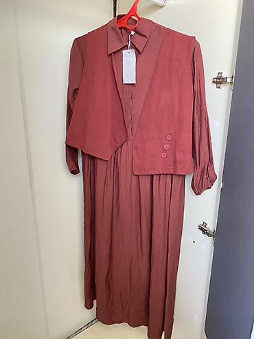 Другая женская одежда: Набор одежды (4 предмета): 1) Платье-абайя голубого цвета с белой — 19