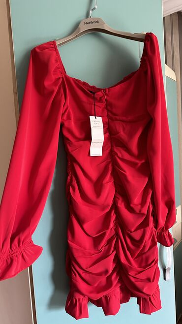 xal xal qadın bluzkaları: M (EU 38), rəng - Qırmızı