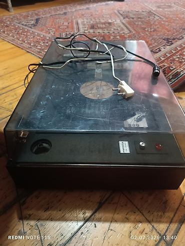 logitech g pro x superlight 2: Vintage “Melodiya” stereo musiqi mərkəzi – radio və vinil pikap — 5
