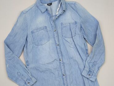 błękitne bluzki damskie: Сорочка жіноча, Janina, M, стан - Хороший