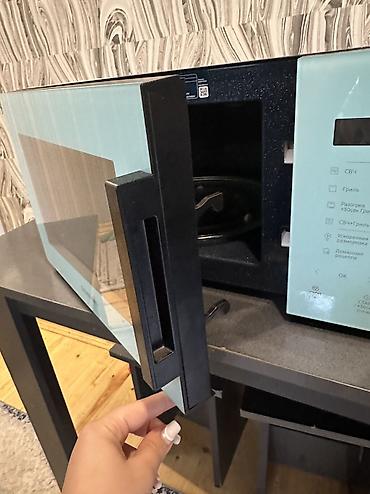 Mikrodalğalı sobalar: Mikrodalğalı soba Samsung, Ayrıca dayanan, Qril ilə, rəng - Mavi, Yeni — 4