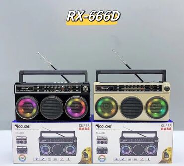 Zvučnici i stereo sistemi: Retro Radio prenosivi BT zvucnik sa LED svetlom Retro Radio Prenosivi — 3