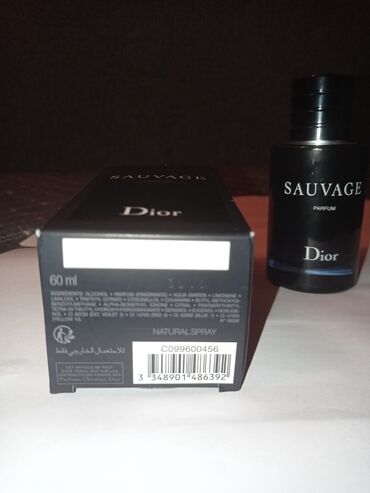 мужские парфюм: Парфюм Sauvage Dior 60мил. Оригинал новый
