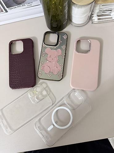 накидки чехлы: Продам все чехлы 300 сом Набор чехлов для iPhone (линейка с крупным — 1