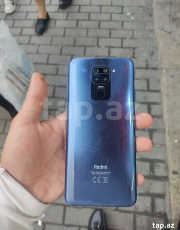 Xiaomi: Xiaomi Redmi 9, 64 GB, rəng - Göy, 
 Barmaq izi, İki sim kartlı