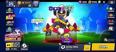 komputer vakansiya: Brawl Stars oyunu üçün inkişaf etmiş hesab - Kupa: 20,010 - Toplanan — 2
