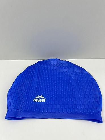 Другие головные уборы: №: 16918 Məhsulun adı: Üzgüçülük papağı Sweat, rezin, göy, ölçü One — 1
