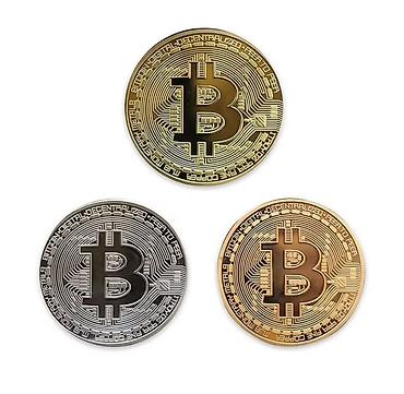 Монеты: Коллекционная сувенирная монета Bitcoin (BTC) - Дизайн: рельефный — 28