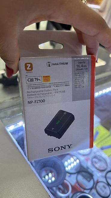 Sony NP-FZ100 şarj olunan batareya paketi - Orijinal Sony InfoLITHIUM lalafo.az -da Sony NP-FZ100 şarj olunan batareya paketi - Orijinal Sony InfoLITHIUM