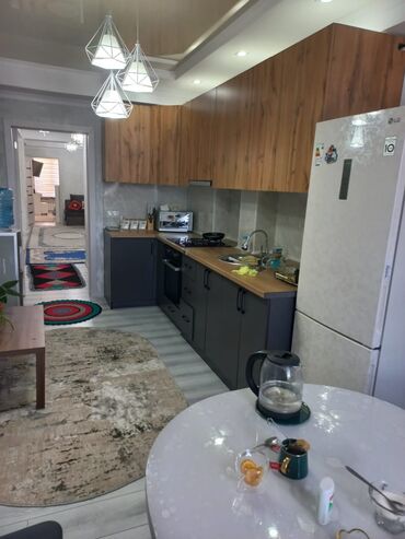 аренда квартир на долгий срок город ош: 2 бөлмө, 55 кв. м, Элитка, 6 кабат, Евроремонт