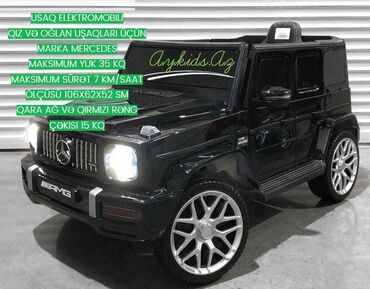 Uşaq üçün elektrik maşınları: 1 uşaqlıq Galenwagen G63 V8!!Rezin təkər Dəri oturacaqlar ilə 😍 1 - 6 -da lalafo.az — 2 Uşaq üçün elektrik maşınları: 1 uşaqlıq Galenwagen G63 V8!!Rezin təkər Dəri oturacaqlar ilə 😍 1 - 6 — 2