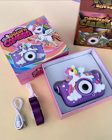 Игрушки: Детский фотоаппарат-принтер, можно сразу напечатать черно-белые — 8
