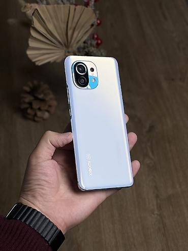 Xiaomi: Xiaomi, Mi 11, Б/у, 256 ГБ, цвет - Голубой, 1 SIM, 2 SIM — 1