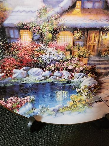 Ostali kućni dekor: Deko tanjir iz 90ih.god.A.Orpinas engleska br.MB 2961. Dekorativni — 6