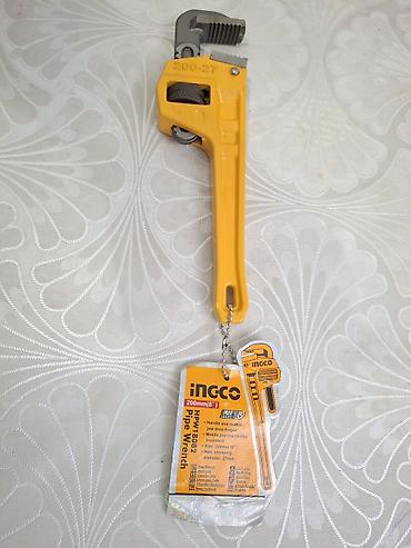 qaz start maşın: INGCO HPW0802 boru açarı - Ölçü: 200 mm (8") - Maks. sıxlama — 2