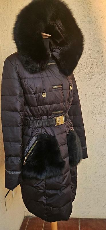 fsbn jacket: Perjana zimska jakna s prirodnim krznom Krzno se skida. Velicina L — 4