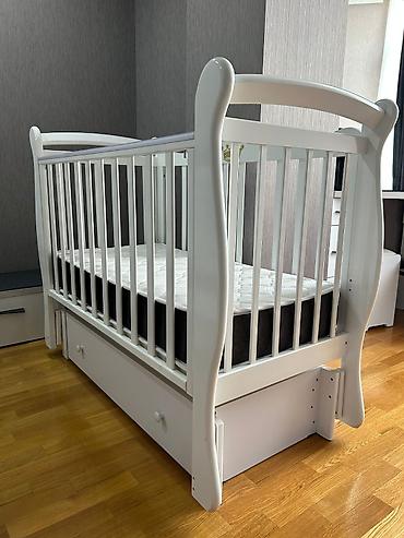 plaud note: Детская кроватка с маятником + матрас Описание: Продается детская — 1