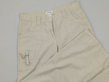 bluzki do bezowych spodni: Spodnie materiałowe, S, stan - Bardzo dobry