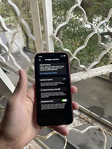 iphone iphone xr: IPhone 11, 256 GB, Qırmızı, Face ID — 6