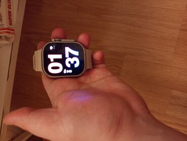 Smart saatlar: İşlənmiş, Smart saat, Apple, Sensor ekran, rəng - Boz