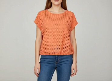 czerwona bluza: Classic, Жіноча блуза, розмір M