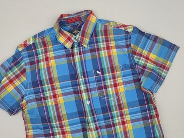Shirt 14 years, condition - Very good, pattern - Cell, color - Multicolored