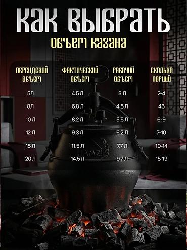 бобовые: Афганский казан HAMZI, 5 л - Материал: литой алюминий — высокая — 2